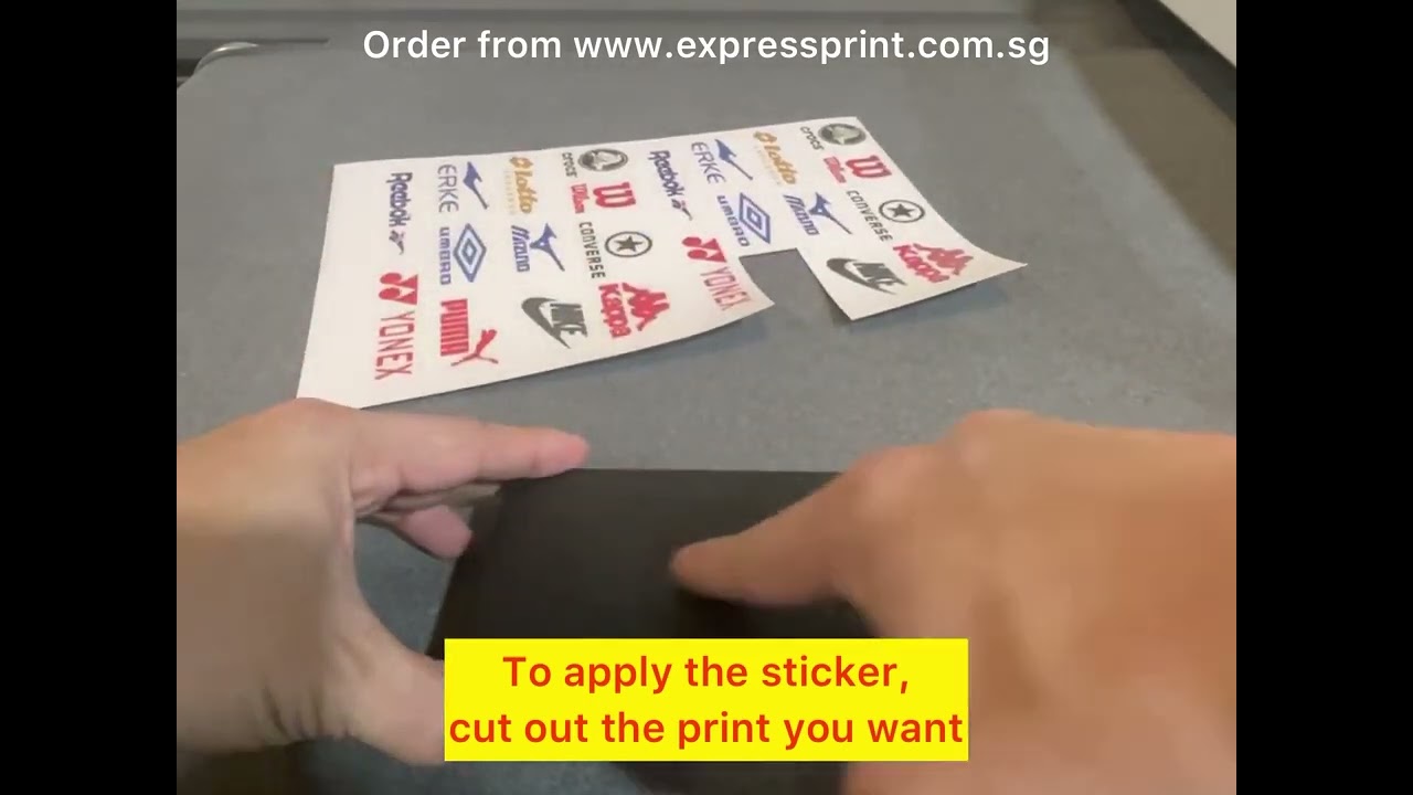 How to apply UV DTF sticker?